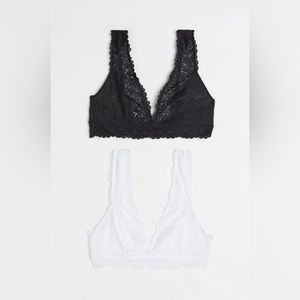 H&M 2-pack Soft-cup Lace Bras